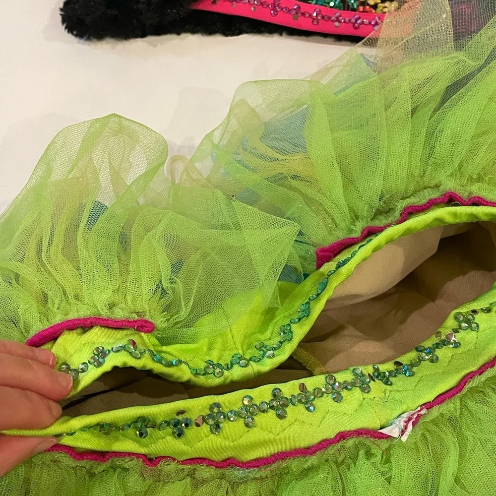 Colorful Girls Dance Costume